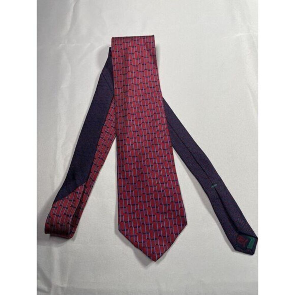 Tommy Hilfigher‎ Red White Polka dot  Men's Necktie